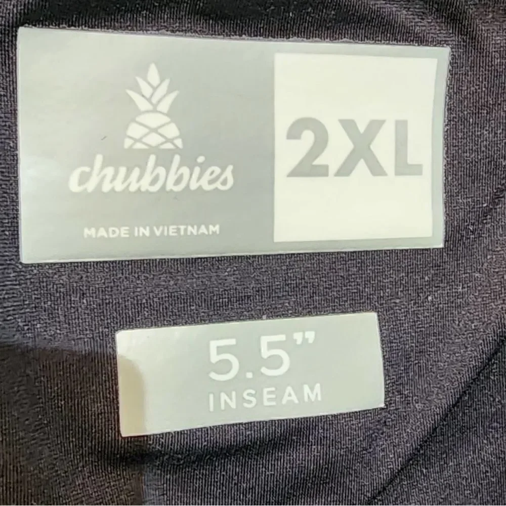 NWT - Chubbies Men’s Teens Galaxy Running Shorts 5.5” Lined Swim Trunk Size XXL